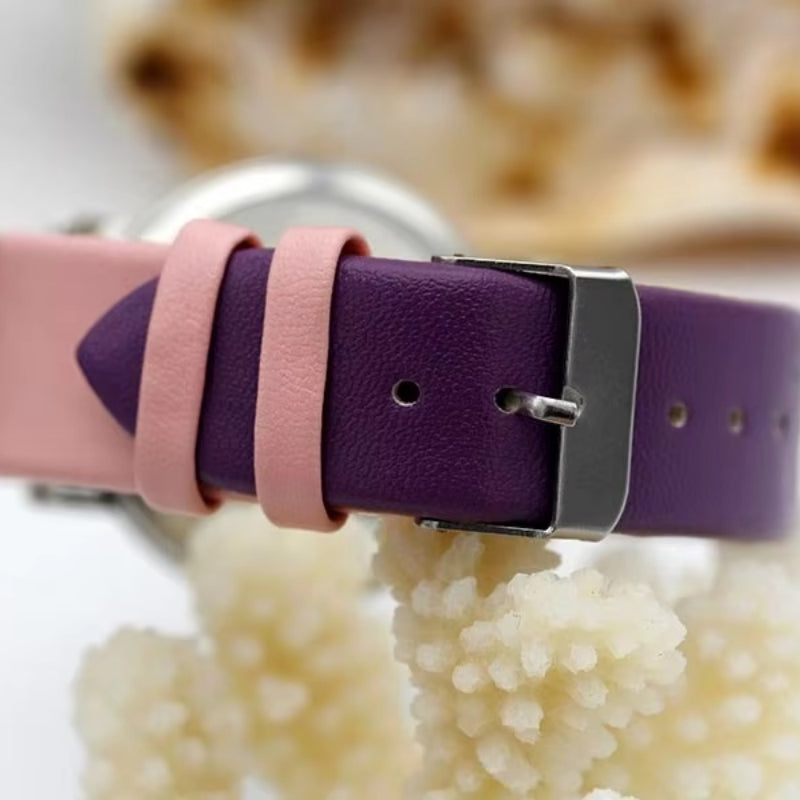 Women's Casual Gradient Round Pointer Dial Quartz Watch