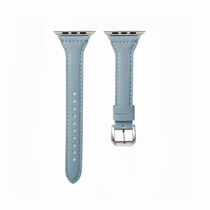 Sleek Leather Wristband for Apple Watch - Slim Design