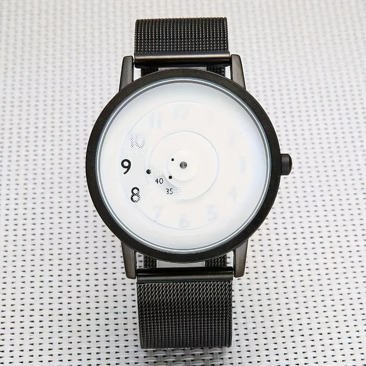 Innovative Trendy Quartz Watch with Pointless Style Design