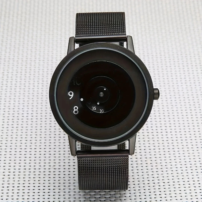 Innovative Trendy Quartz Watch with Pointless Style Design