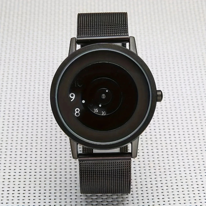Innovative Trendy Quartz Watch with Pointless Style Design