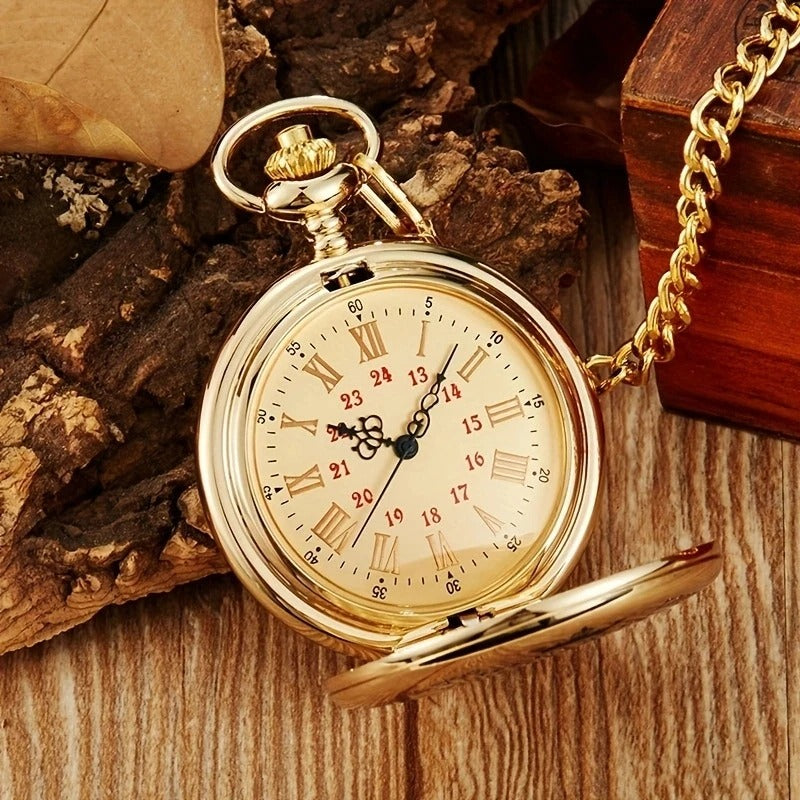 Sentimental Quartz Pocket Watches Keepsake for Son