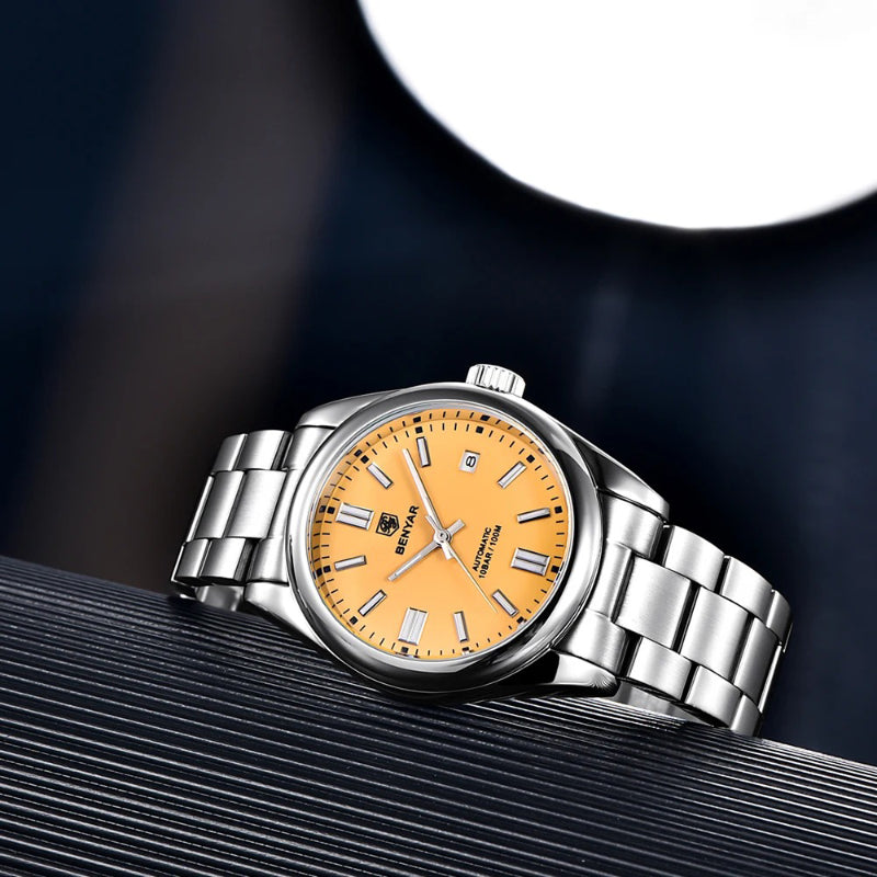 Men's Precision Stainless Steel Automatic Timepiece