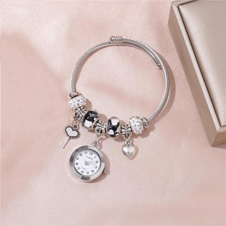 Fashion Love Pendant Women's Bracelet Quartz Watch