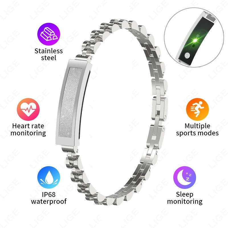 Heart Rate and Sleep Monitoring Fitness Smartwatch for Couples