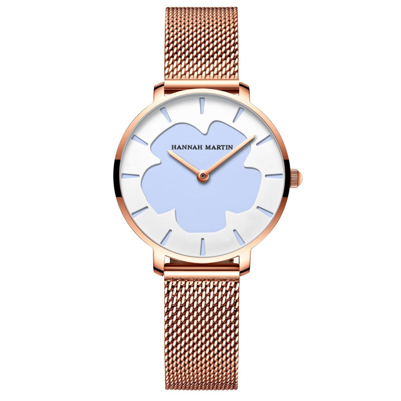 Creative Fashion Trend Color Changing Flower Dial Quartz Watches