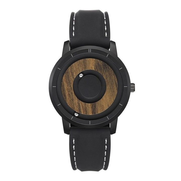 Creative Magnetic Wooden Dial Sports Quartz Watches