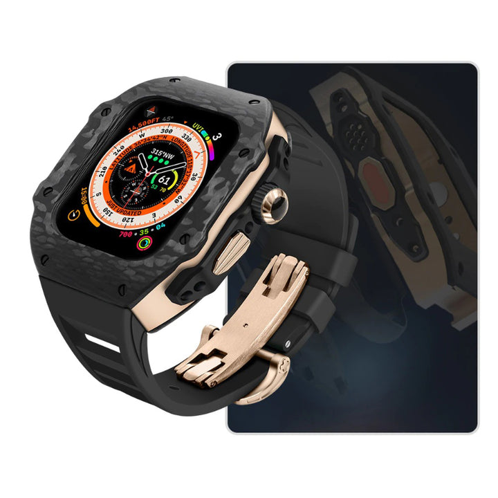 Top-Quality Durable Carbon Fiber Camouflage Mod Kit for Apple Watches