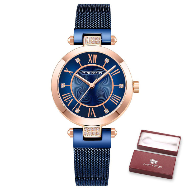 Women's Simple Roman Numeral Scale Dial Quartz Watches