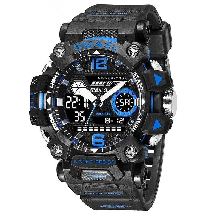 Cool Trend Dual Display Military Outdoor Sports Chronograph Men's Watches