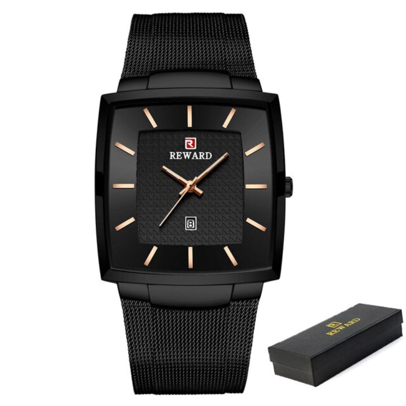 Ultra-Thin Stainless Steel Mesh Strap Quartz Watches