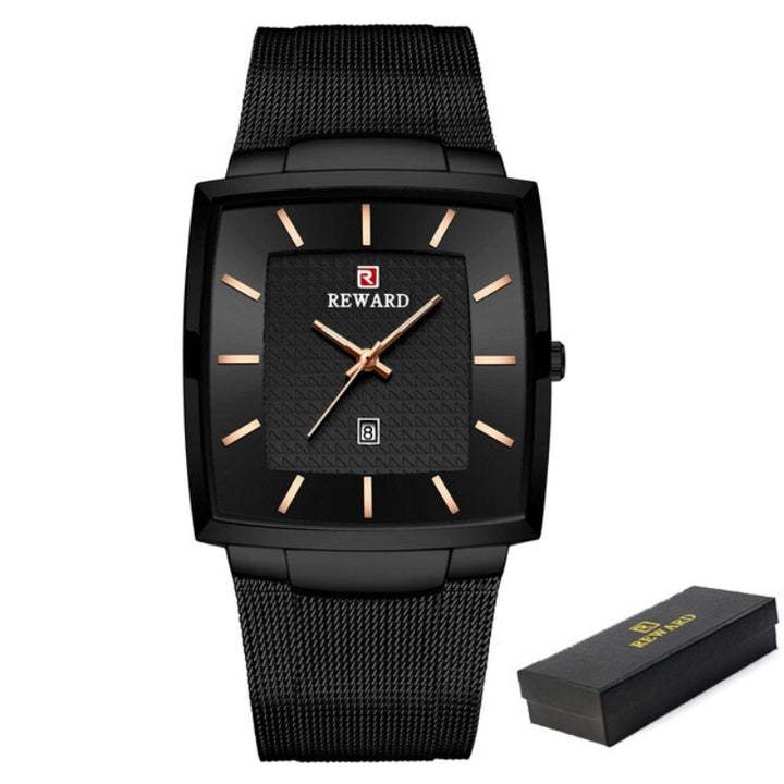 Ultra-Thin Stainless Steel Mesh Strap Quartz Watches