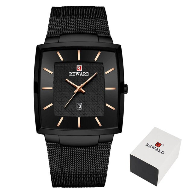 Ultra-Thin Stainless Steel Mesh Strap Quartz Watches
