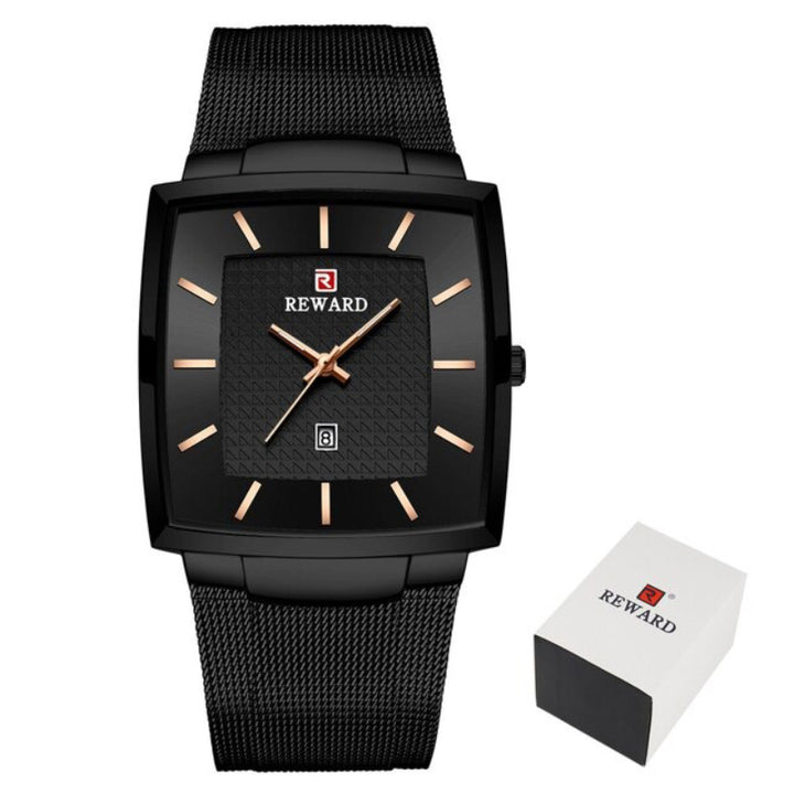 Ultra-Thin Stainless Steel Mesh Strap Quartz Watches