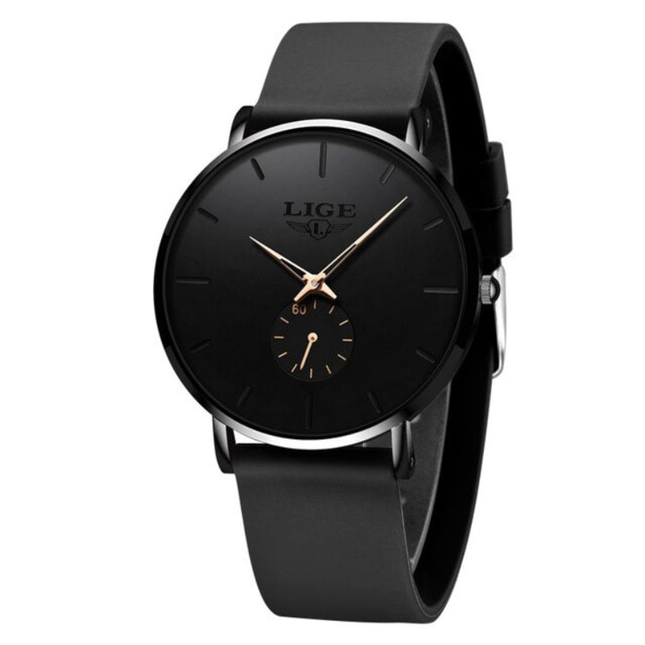 Ultra-thin Trend in Minimalist Dial and Silicone Strap Quartz Watches