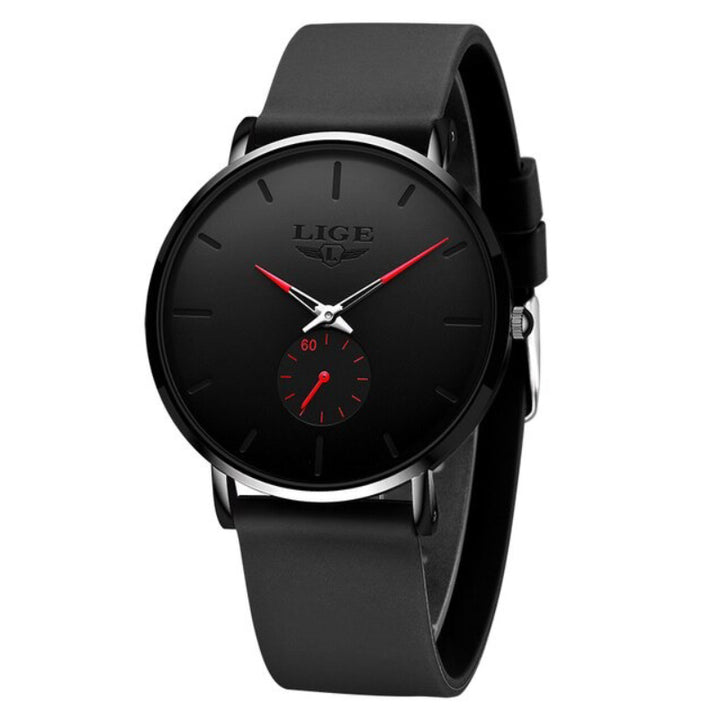 Ultra-thin Trend in Minimalist Dial and Silicone Strap Quartz Watches