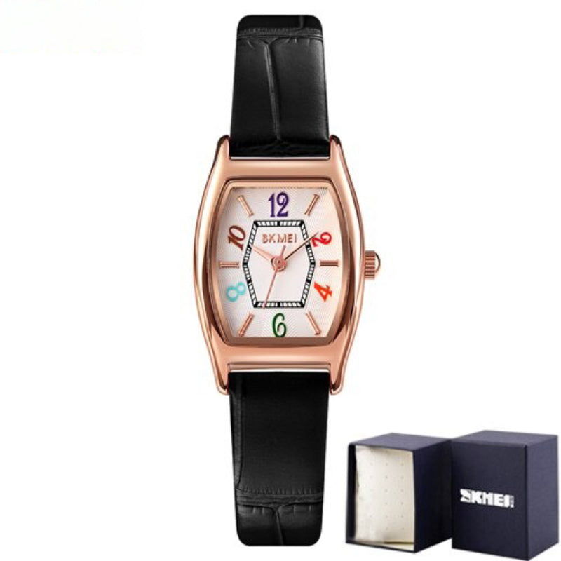 Fancy Colorful Numbered Dial Quartz Wristwatches for Women