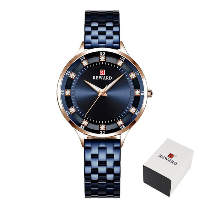 Chic and Sophisticated Rhinestone Dial Quartz Watches