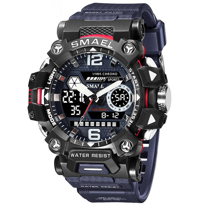 Cool Trend Dual Display Military Outdoor Sports Chronograph Men's Watches