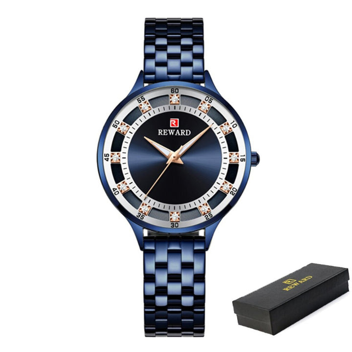 Chic and Sophisticated Rhinestone Dial Quartz Watches