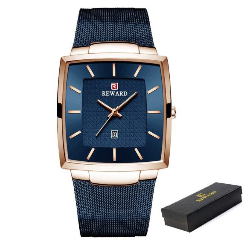 Ultra-Thin Stainless Steel Mesh Strap Quartz Watches