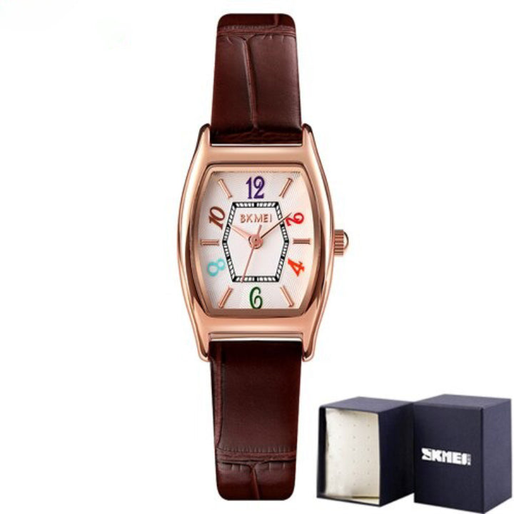 Fancy Colorful Numbered Dial Quartz Wristwatches for Women