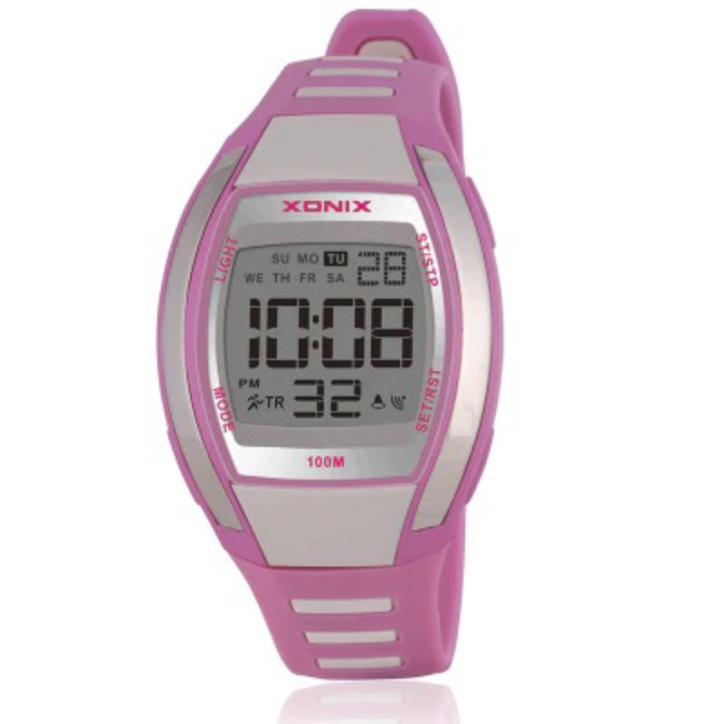 Digital Dual Time Display Water-resistant Swimming and Sports Chronograph Watches