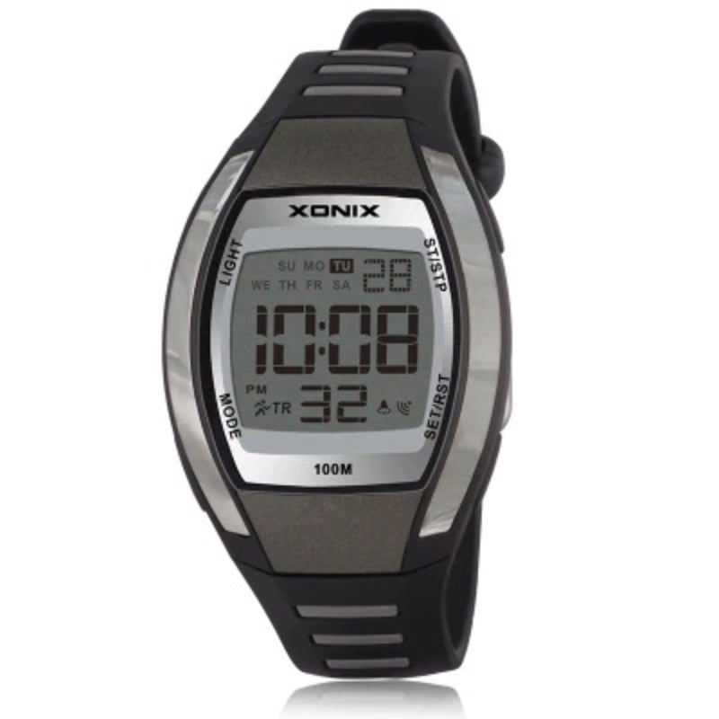 Digital Dual Time Display Water-resistant Swimming and Sports Chronograph Watches