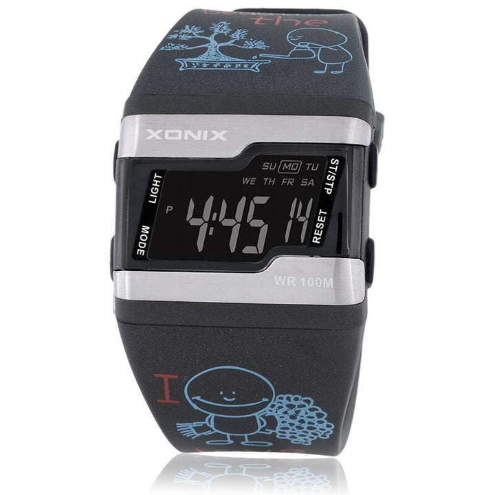 Children's Simple Sports Fashion Digital LED Display Watches