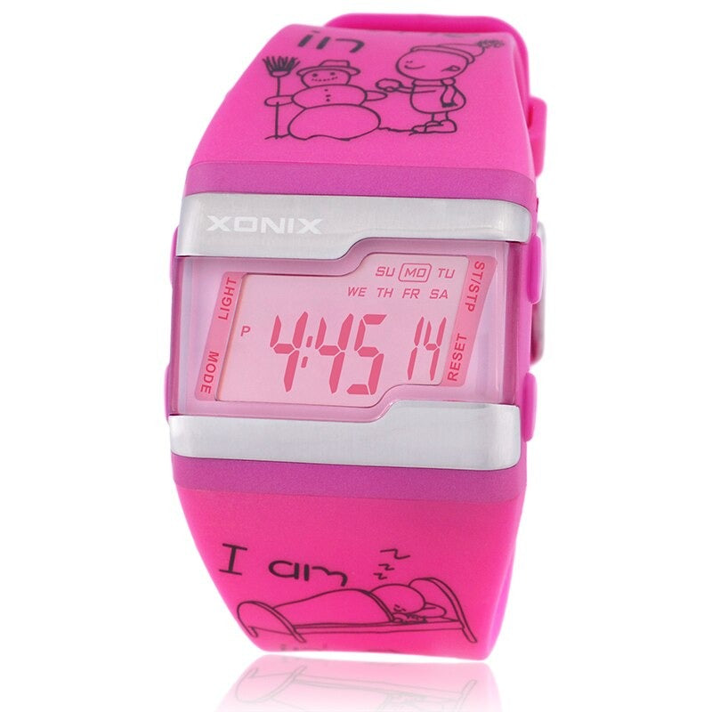 Children's Simple Sports Fashion Digital LED Display Watches
