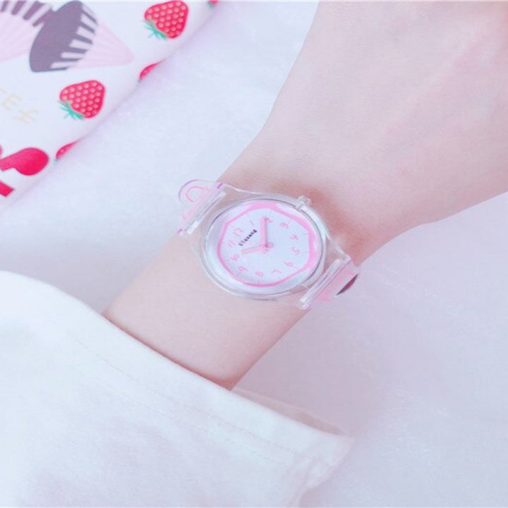 Cool Graffiti Style with Silicone Strap Quartz Watches