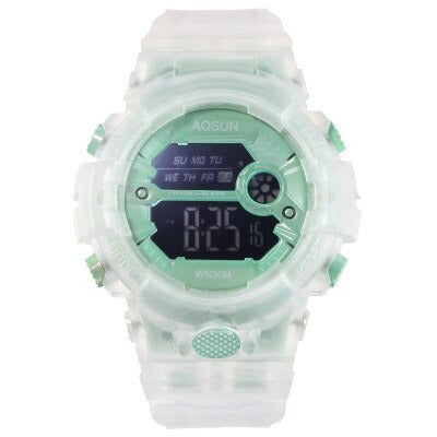 Children's Transparent Waterproof Digital Sports Watches