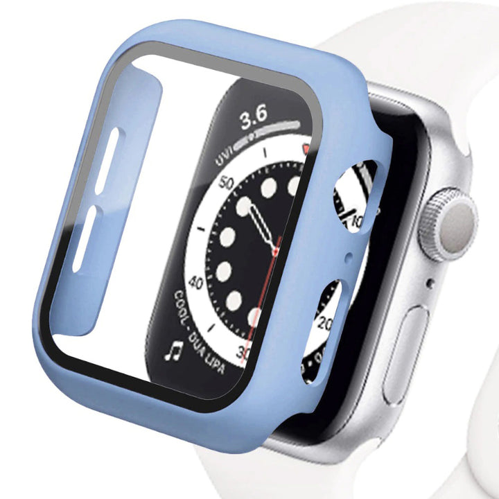 Screen Protector Tempered Glass Cover For Apple Watch Cases