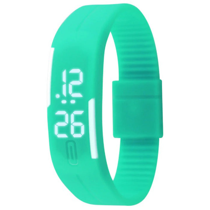 Outdoor Vibrant Silicone Strap Digital Watch for Kids