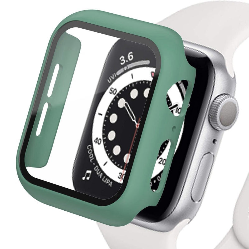 Screen Protector Tempered Glass Cover For Apple Watch Cases