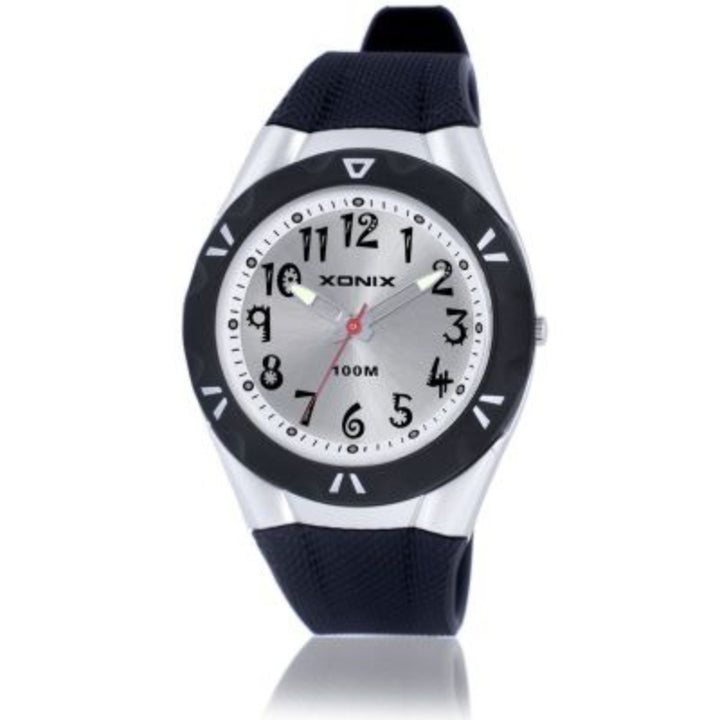Cool and Sporty Multicolor Rubber Strap Quartz Watches