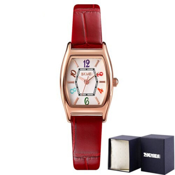 Fancy Colorful Numbered Dial Quartz Wristwatches for Women