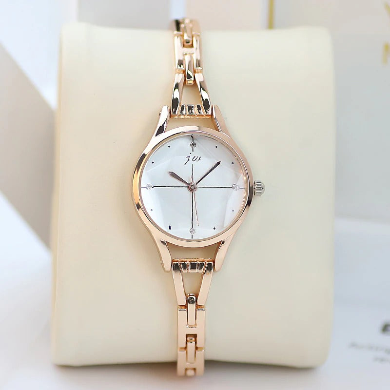 Simply Chic and Fancy Numberless Dial Quartz Watches