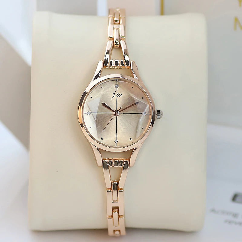 Simply Chic and Fancy Numberless Dial Quartz Watches