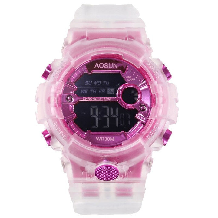 Children's Transparent Waterproof Digital Sports Watches