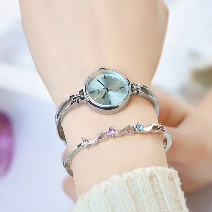 Minimalist Small Round-Shaped Dial Quartz Watches