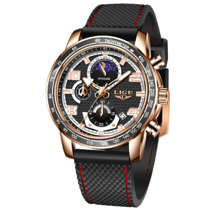 Cool Trend Luminous Moon Phase Chronograph Quartz Watches