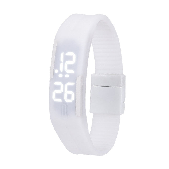 Outdoor Vibrant Silicone Strap Digital Watch for Kids