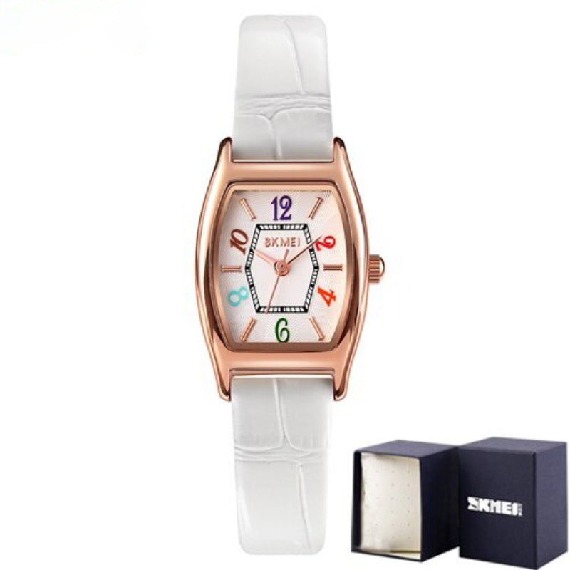 Fancy Colorful Numbered Dial Quartz Wristwatches for Women
