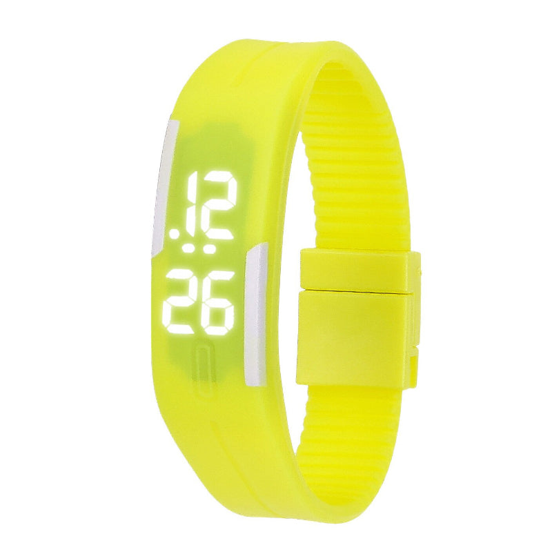 Outdoor Vibrant Silicone Strap Digital Watch for Kids