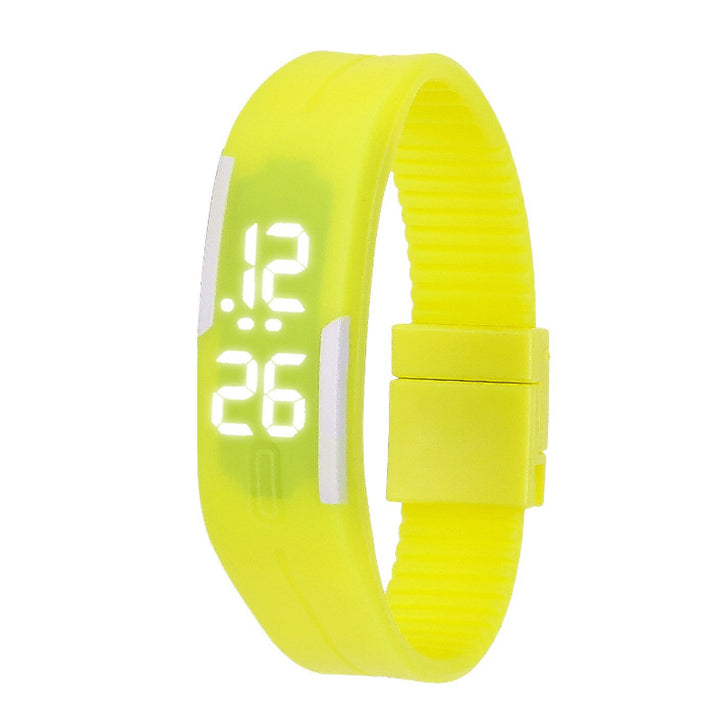Outdoor Vibrant Silicone Strap Digital Watch for Kids