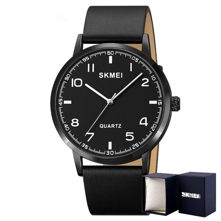 Luxury Waterproof Leather Strap Men's Business Watch