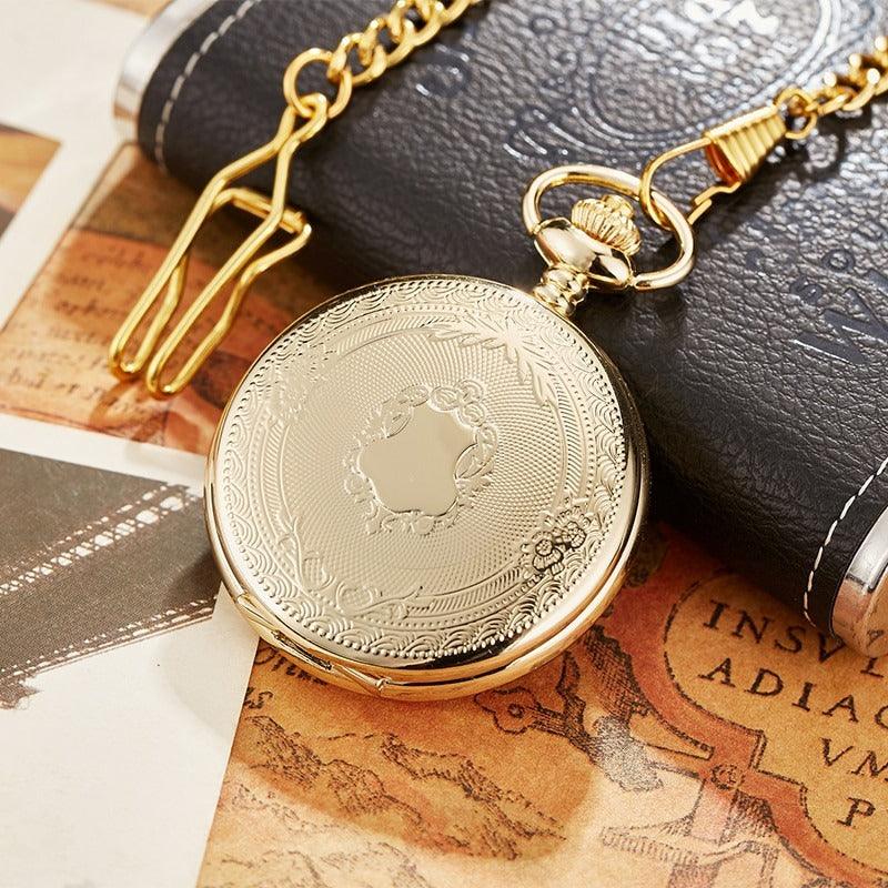 Timeless Roman Numerals Quartz Pocket Watches