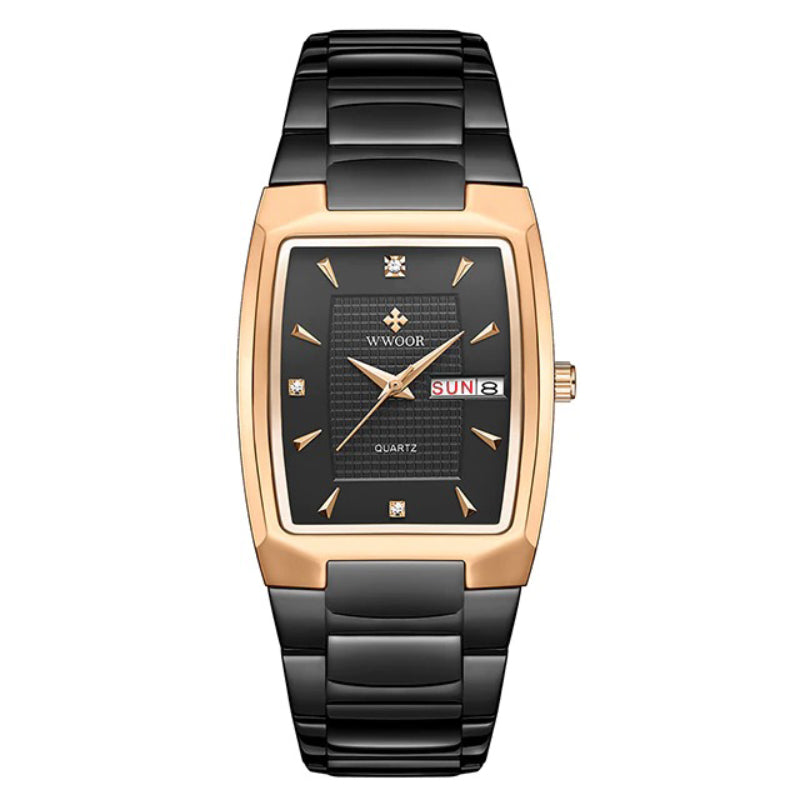 Classic Style Ultra-thin Stainless Steel Band Quartz Watches