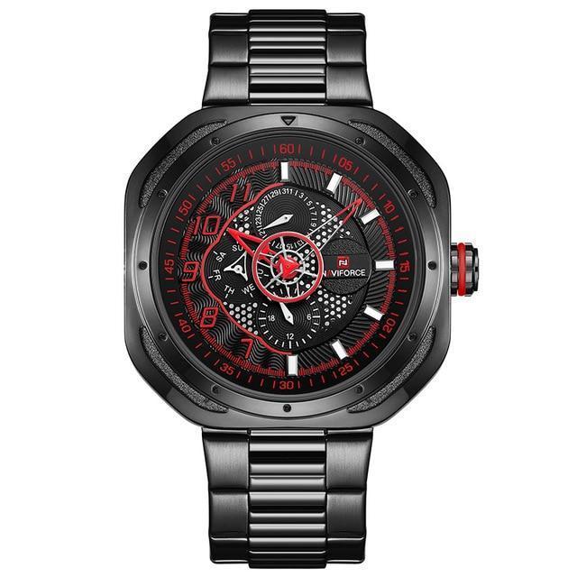 Business Watch For Men - The Square Navi™ Men's Top Luxury Brand Full Steel Military Sports Watch